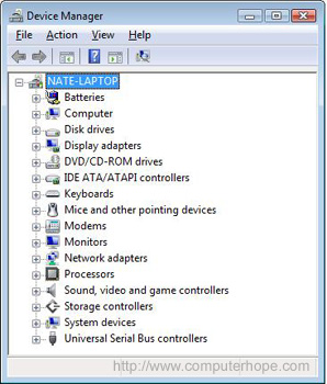 device manager windows xp