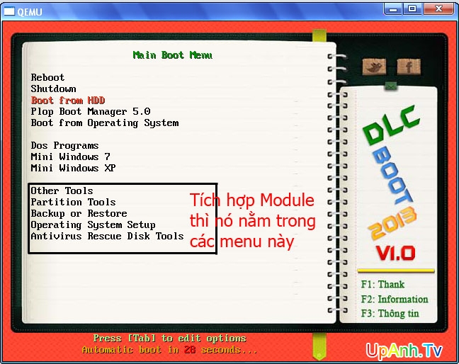 Dlc Boot 2013 V1.2 [Boot Metro Với Mini Win Xp & Mini Win 7 | Vfo.Vn