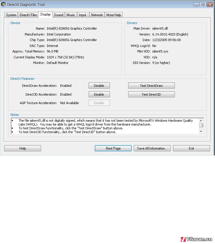 unity web player intel 82865g graphics controller driver windows xp