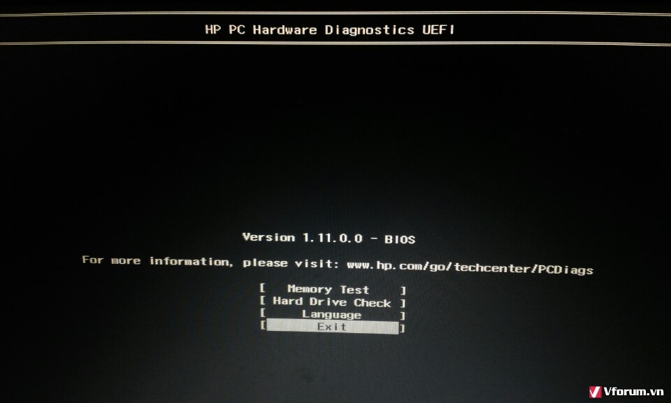 hp pc uefi hardware diagnostics monitor issues